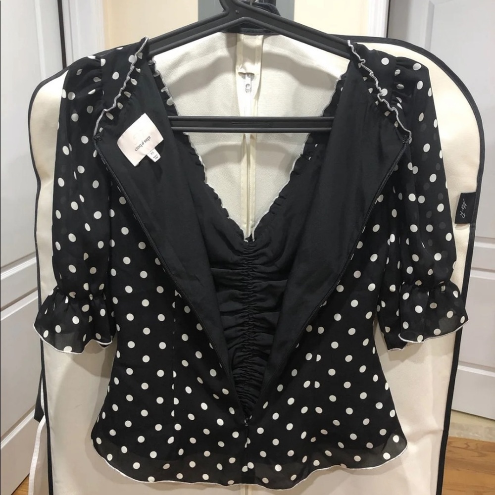SOLD! Cinq a sept Kimberly Top Sz XS - Picture 5 of 9